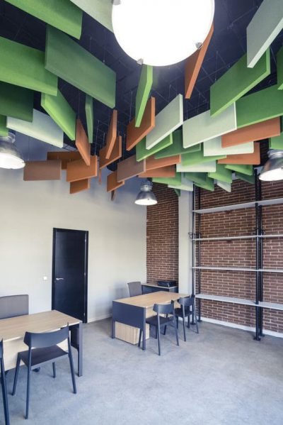 Akustik-Kumas-Kapli-Baffle-Tavan-Paneli